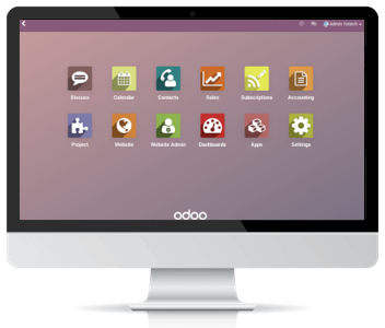 interface web de Odoo